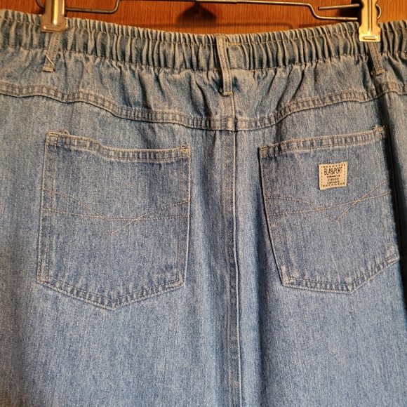 Blassport Ladies Denim Skirt Blue Size 10 - Picture 4 of 8